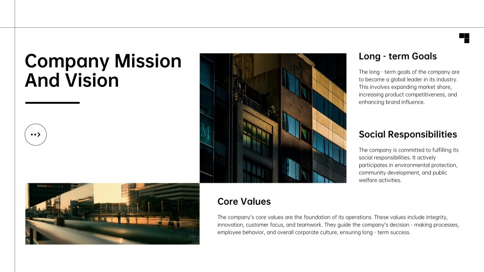 เทมเพลตพาวเวอร์พอยต์แนะนำธุรกิจที่หรูหรา