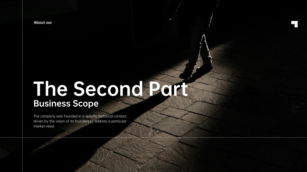 เทมเพลตพาวเวอร์พอยต์แนะนำธุรกิจที่หรูหรา