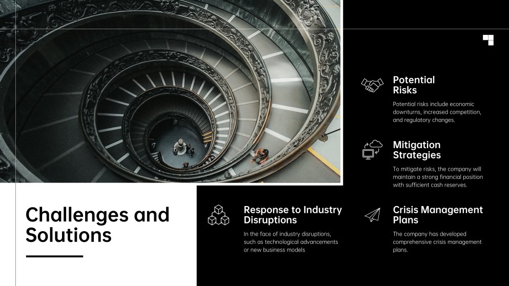 เทมเพลตพาวเวอร์พอยต์แนะนำธุรกิจที่หรูหรา