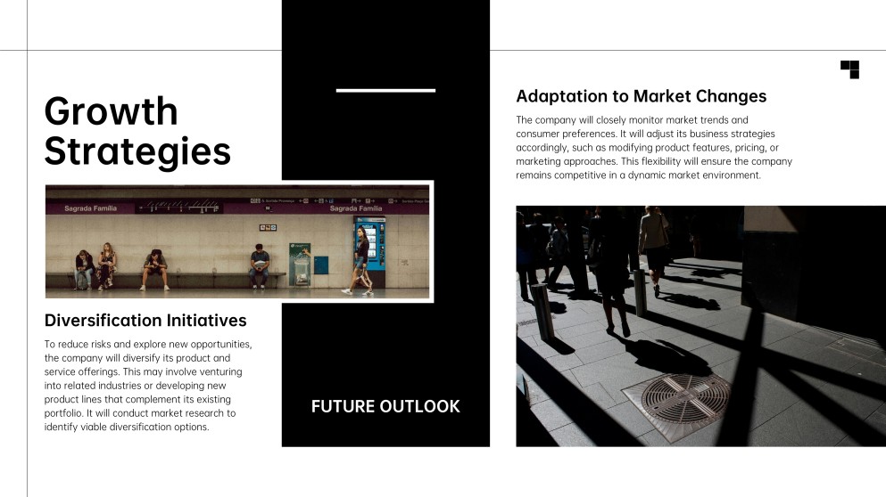 เทมเพลตพาวเวอร์พอยต์แนะนำธุรกิจที่หรูหรา