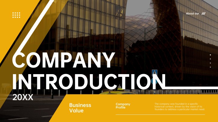 Dynamic Business Plan Presentation Template