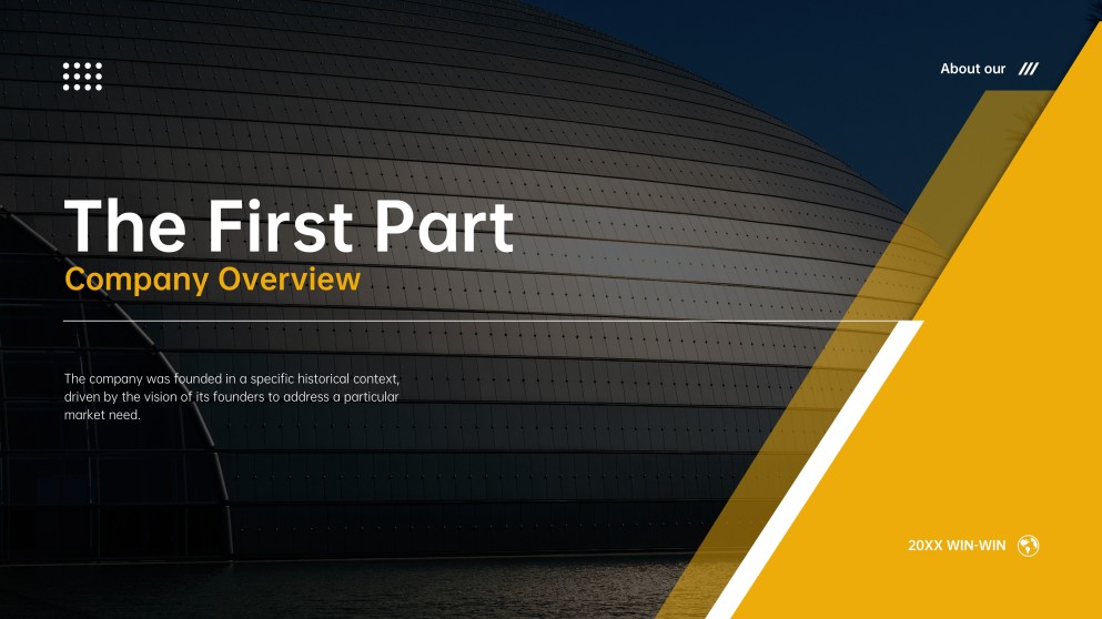 Plantilla de Presentación de Plan de Negocios Dinámico