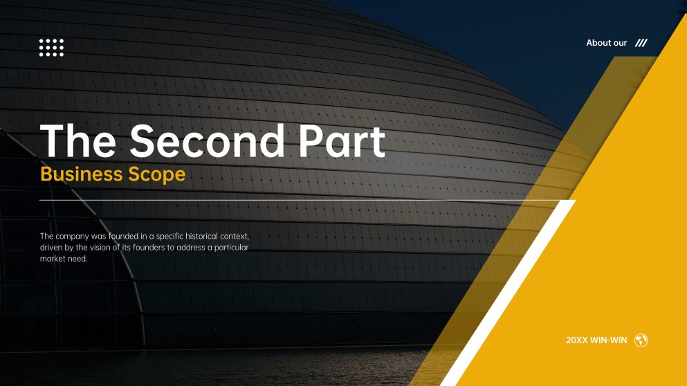 Plantilla de Presentación de Plan de Negocios Dinámico