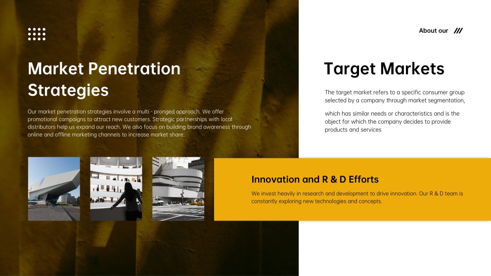 Plantilla de Presentación de Plan de Negocios Dinámico