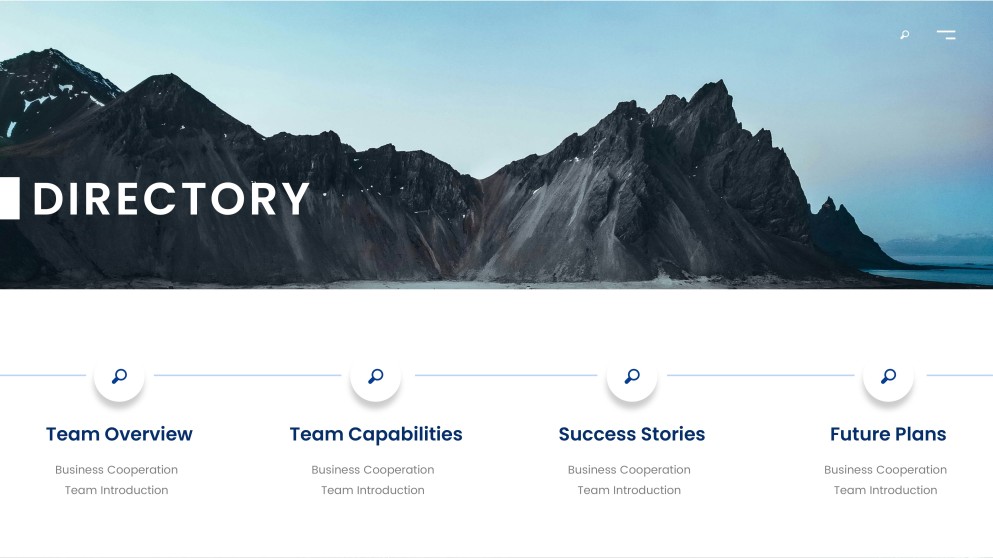 Modèle PPT de présentation de l'équipe professionnelle d'affaires