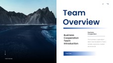 Modèle PPT de présentation de l'équipe professionnelle d'affaires