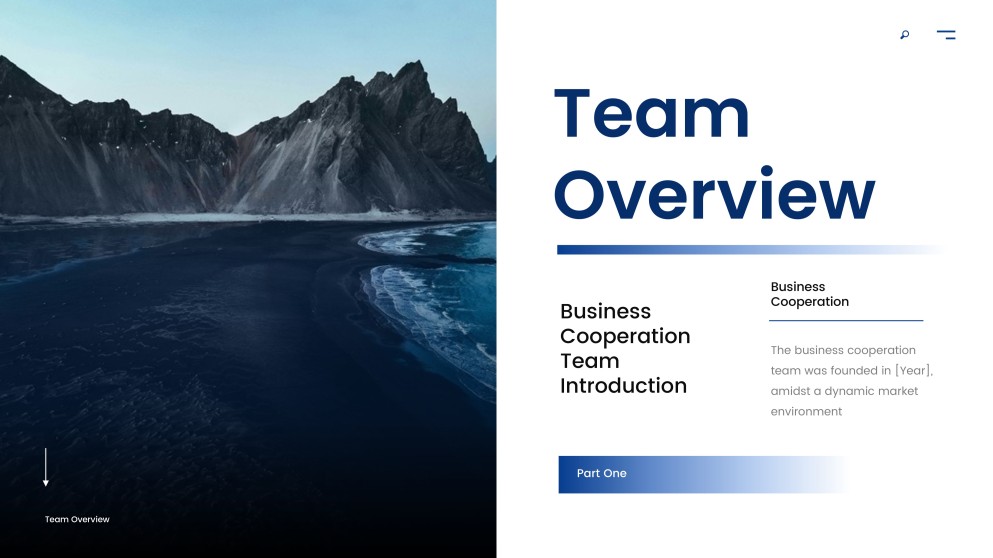 Modèle PPT de présentation de l'équipe professionnelle d'affaires