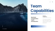 Modèle PPT de présentation de l'équipe professionnelle d'affaires