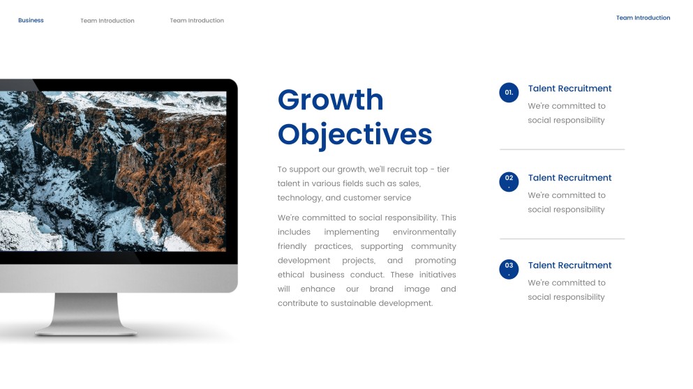 Modèle PPT de présentation de l'équipe professionnelle d'affaires