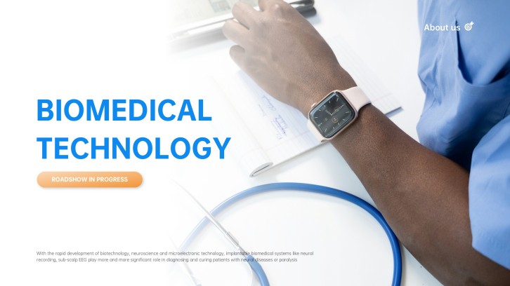 Presentación para una startup de biotecnología