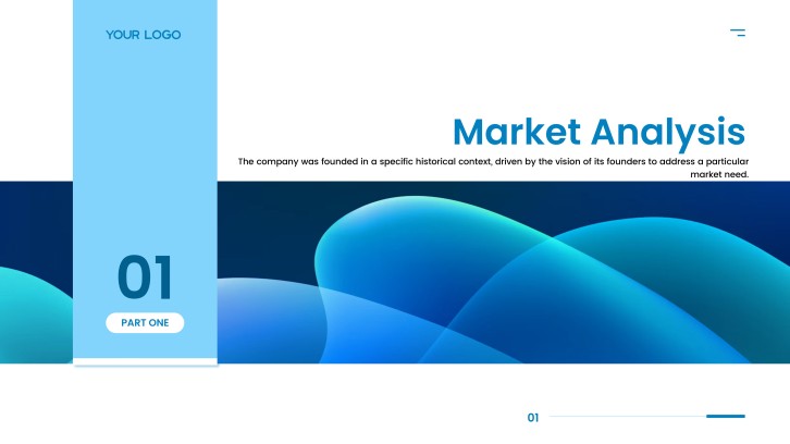 OrbitFlow go-to-market strategy running example market analysis slide