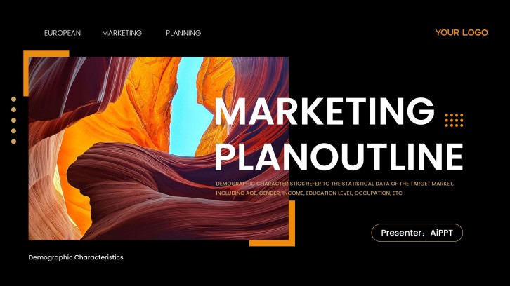 Modelo de Apresentação em PowerPoint de Marketing Dinâmico para Mídias Sociais