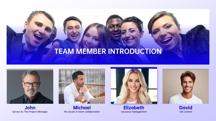 Northstar Analytics business one pager four-person team introduction