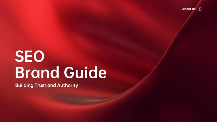 Free Red SEO Agency Brand Guidelines PPT Template