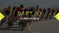 活気に満ちたオリンピックゲームプレゼンテーションテンプレート：黄色と緑