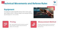 Free Olympic Games PowerPoint Template: Minimalist High Jump