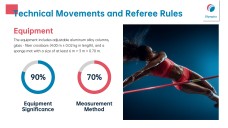 Free Olympic Games PowerPoint Template: Minimalist High Jump