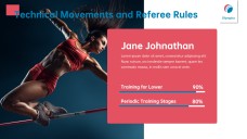 Free Olympic Games PowerPoint Template: Minimalist High Jump