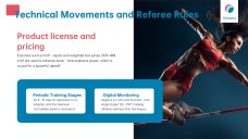 Free Olympic Games PowerPoint Template: Minimalist High Jump