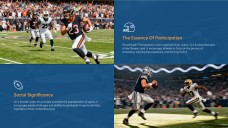 Plantilla PPT de Juegos Olímpicos Profesionales: Estilo Azul y Naranja