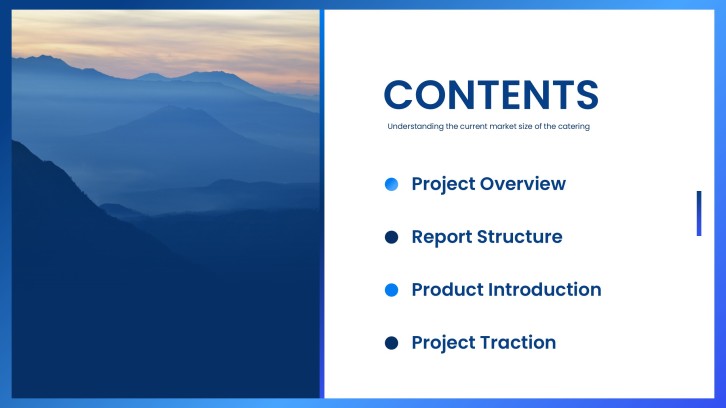 Project Management Monthly Report PPT slide 2: Case Study Contents