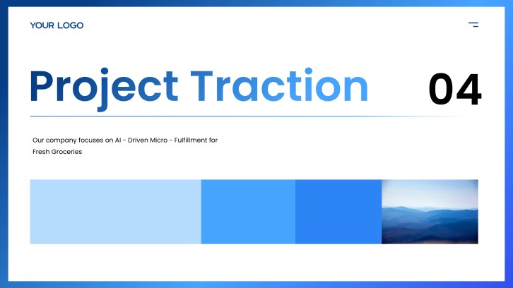 Project Management Monthly Report PPT slide 15: Project Traction