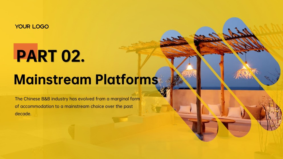 Airbnb-ähnliche Startup Pitch Deck PPT Vorlage