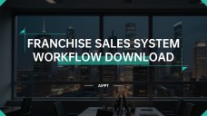 Franchise Sales System Workflow PowerPoint Template