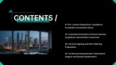 Franchise Sales System Workflow PowerPoint Template