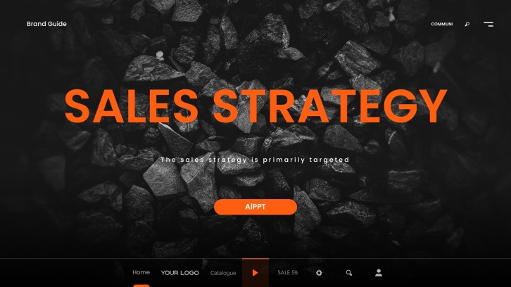 Strategic Sales Strategy Presentation Template