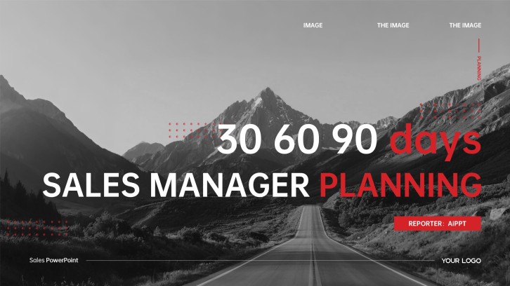 แผน 30-60-90 วันสำหรับผู้จัดการฝ่ายขาย แม่แบบ PowerPoint