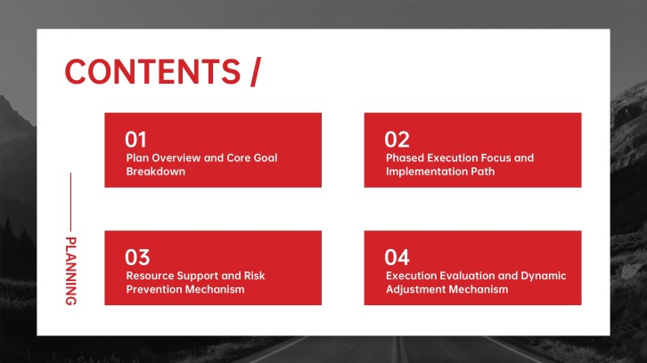 Northstar sales training example case roadmap slide