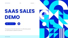 Professional SaaS Sales Pitch Deck Template