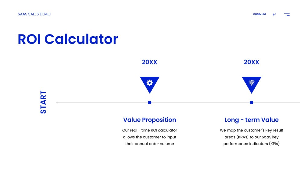 Professional SaaS Sales Pitch Deck Template