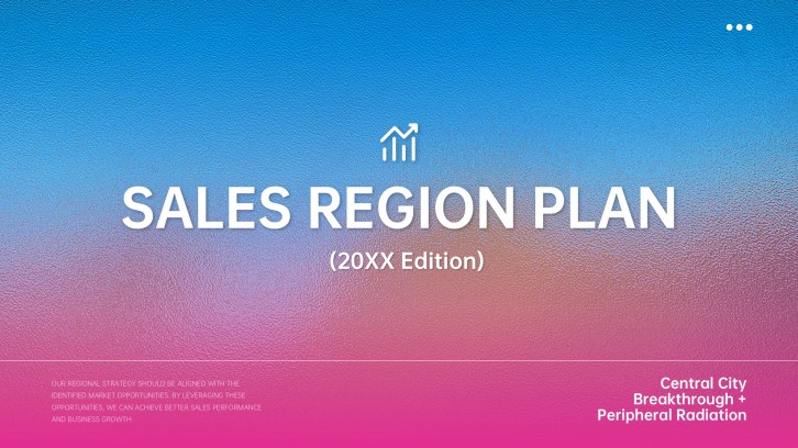 Professional Sales Plan Presentation Template