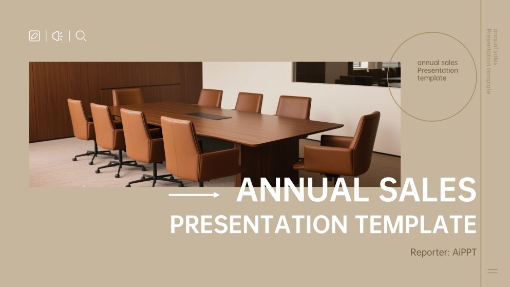 Annual Sales Performance Review Presentation Template
