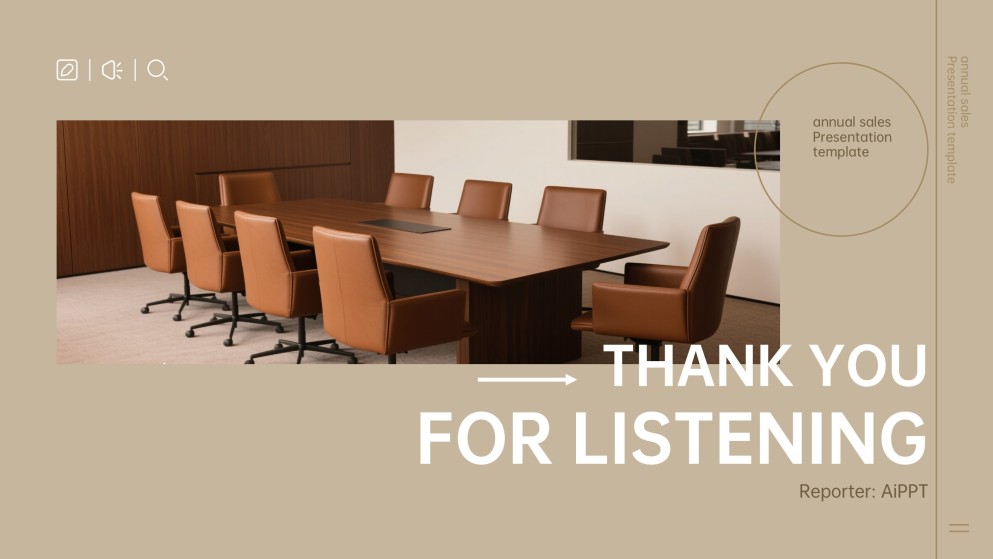 Annual Sales Performance Review Presentation Template