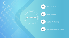 Plantilla de Presentación del Plan de Ventas Moderno Azul