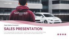 Modelo de Apresentação PPT de Vendas Criativo Roxo