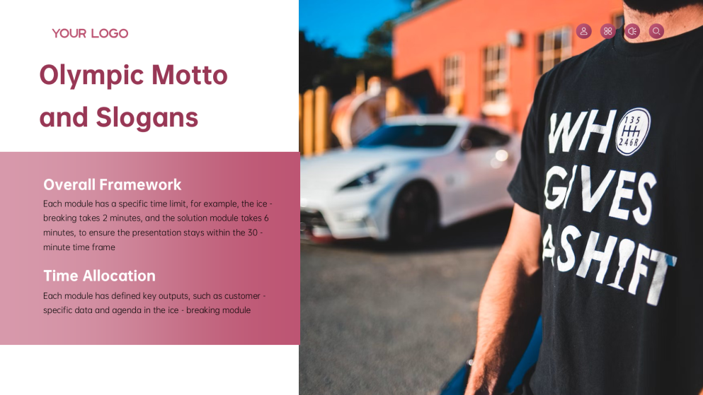 Modelo de Apresentação PPT de Vendas Criativo Roxo