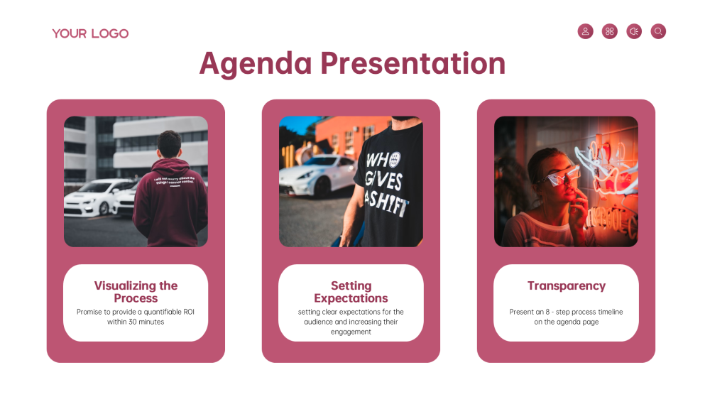 Modelo de Apresentação PPT de Vendas Criativo Roxo