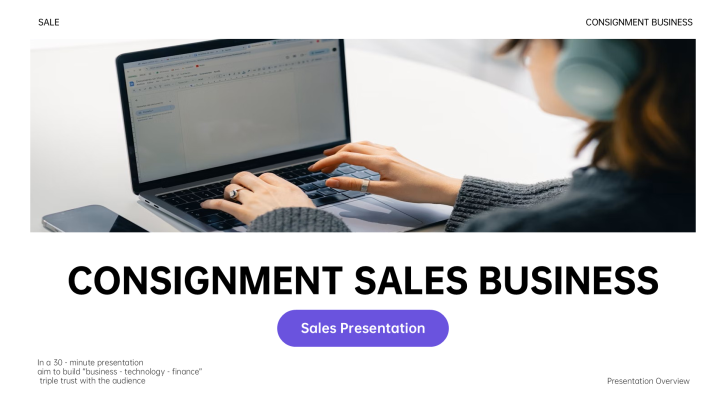 High-Impact Sales Presentation PPT Template