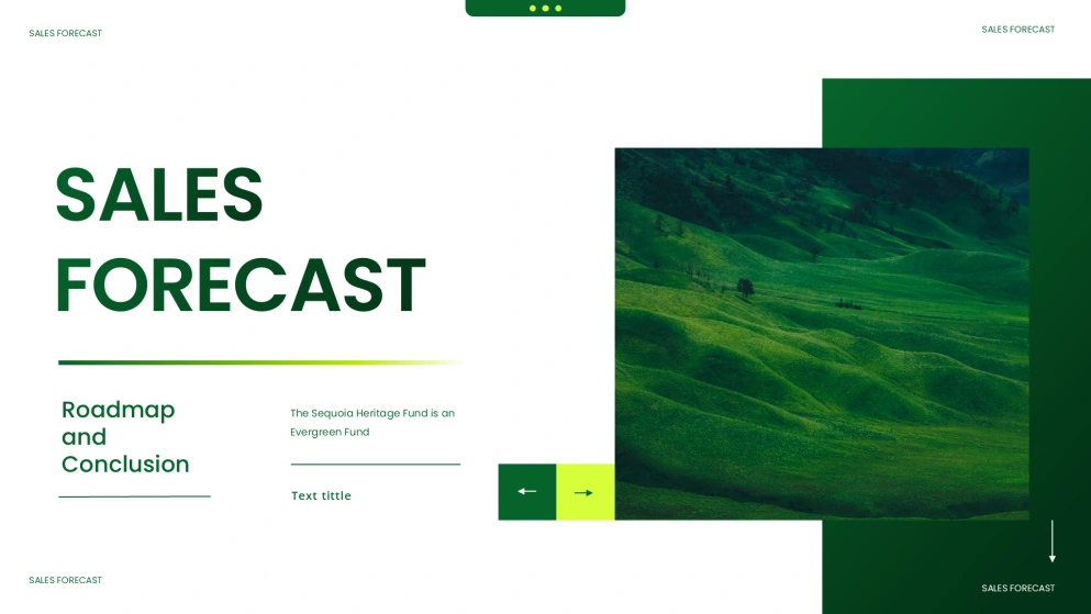 Modern Sales Forecast Presentation Template