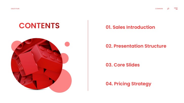 AxisFlow sales pitch contents slide