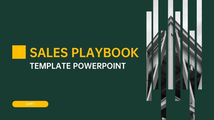 Minimal Geometric Sales Presentation Template