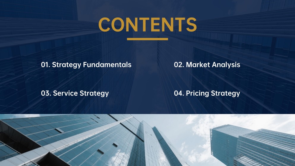 Elegant Business Strategy PowerPoint Template