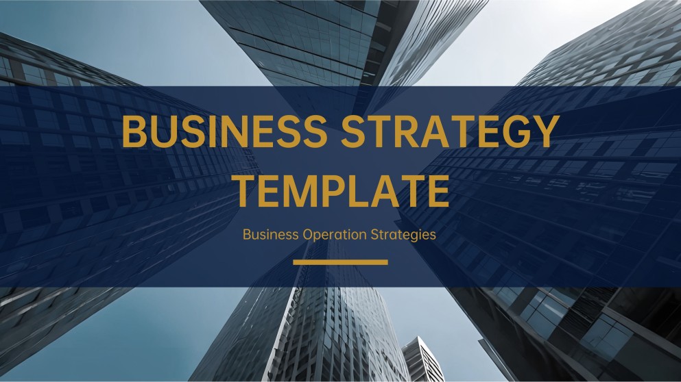 Elegant Business Strategy PowerPoint Template