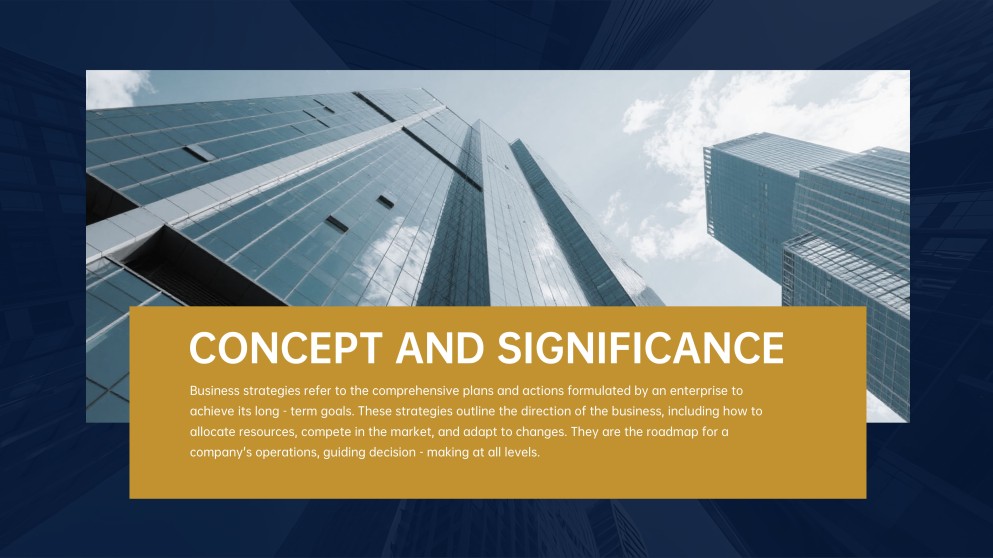 Elegant Business Strategy PowerPoint Template