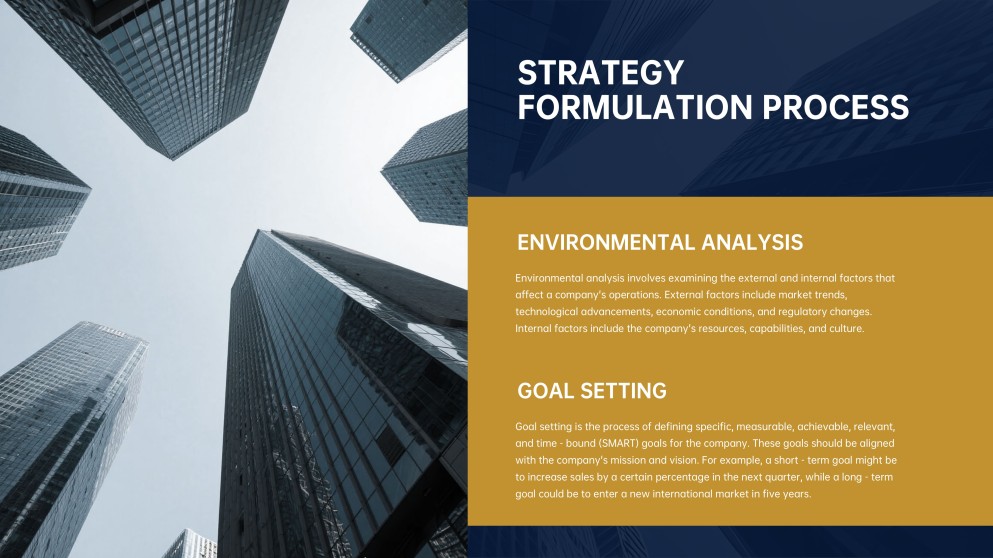 Elegant Business Strategy PowerPoint Template