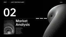 Templat PowerPoint Pelan Perniagaan Monokrom Percuma